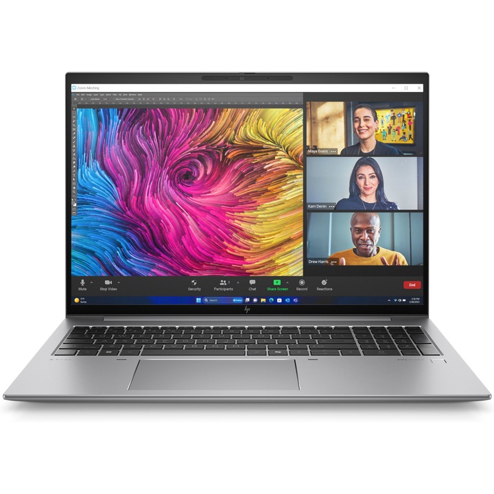 Laptop HP ZBOOK FIREFLY 16 G11, 16 inch 1920 x 1200, Intel Core Ultra 7 155H 16 C / 22 T, 2.5 GHz - 4.8 GHz, 24 MB cache, 28 W, 64 GB DDR5, 2 TB SSD, Nvidia RTX A500, Windows 11 Pro