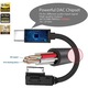 Audio adapter, Latauar, AMI-USB C, 1m, kompatibilis az Audi A3, A4, S4, A5, S5, S6, A8, S8, A8-L, Q3, Q5, Q7, TT, R8, VW Jetta, Golf Mk6 , Tiguan Touareg Wagon Skoda Seat