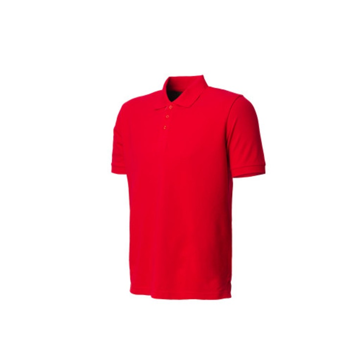 Комфортна поло работна тениска Червен размер M