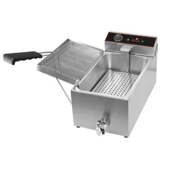 Friteuza fara ulei Heinrich's XXL, 9L, 2400W, 2 camere, control LCD