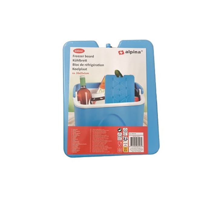 Pastila racire Lada Frigorifica Slim 600 ml, 33x25x1 cm, Alpina
