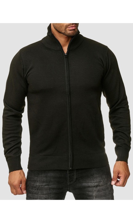 Жилетка с висока яка REECER, Черен, S