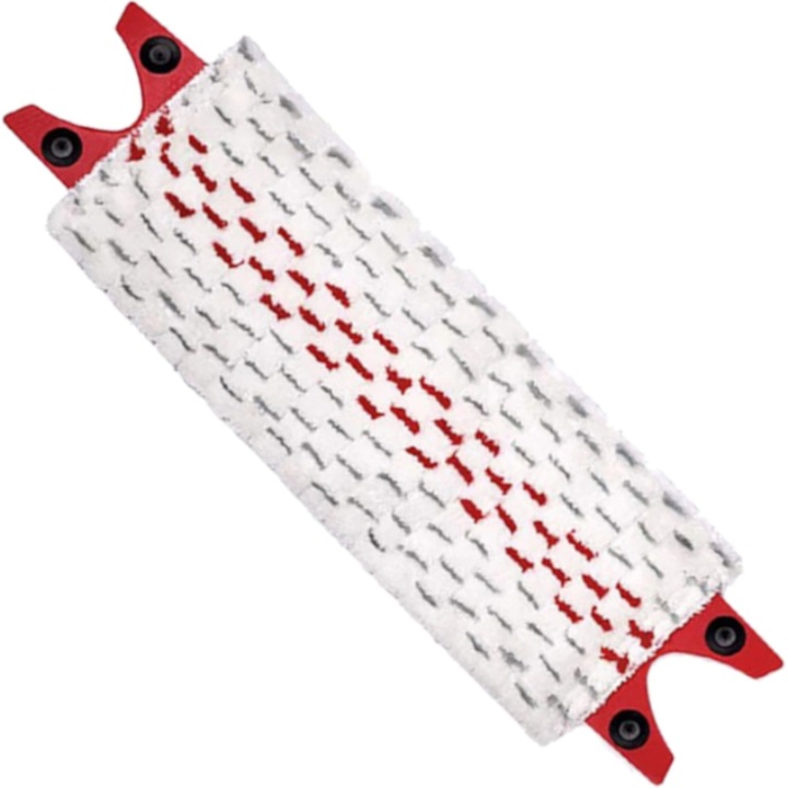 Rezerve, Reptila, compatibile cu mop Vileda Ultramax Ultramat, Alb/Rosu