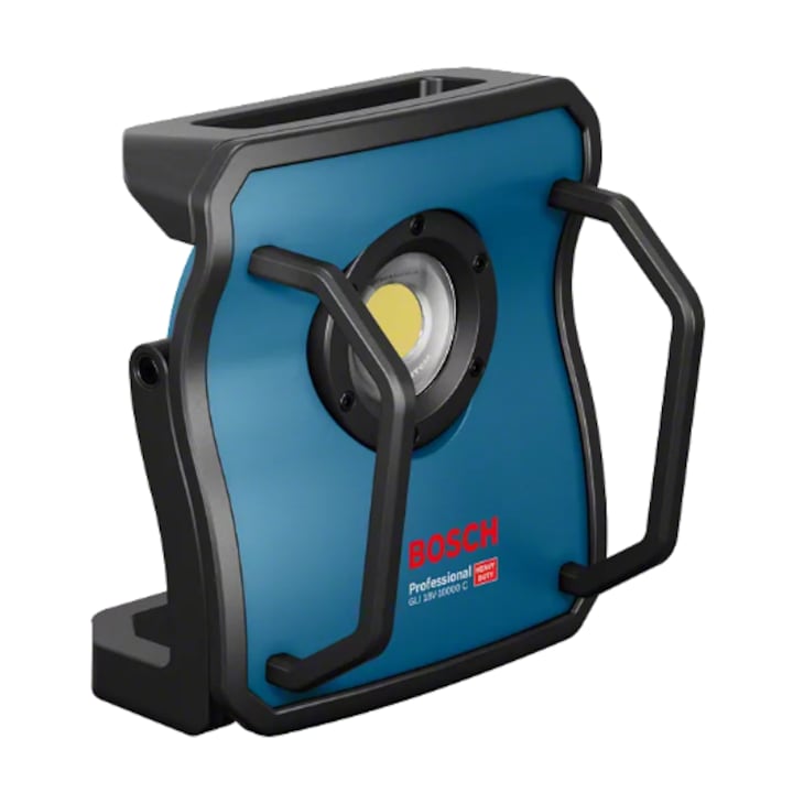 Lampa de lucru santier pe acumulatori BOSCH GLI 18V-10000 C Professional, 18V, 10000 lumeni, 3 trepte, Bluetooth, fara acumulator/incarcator