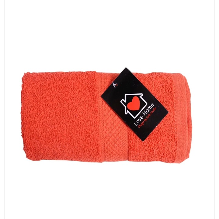 Prosop de baie, 70x135 cm, 100% bumbac, Portocaliu