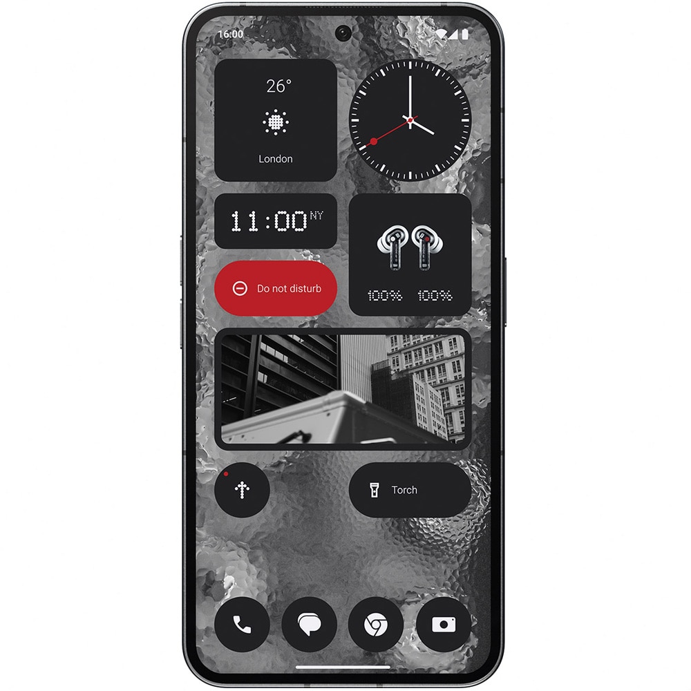 nothing phone 2 8+128GB グレー Telefon mobil Nothing Phone(2), 128GB, 8GB RAM, 5G, Dark Grey