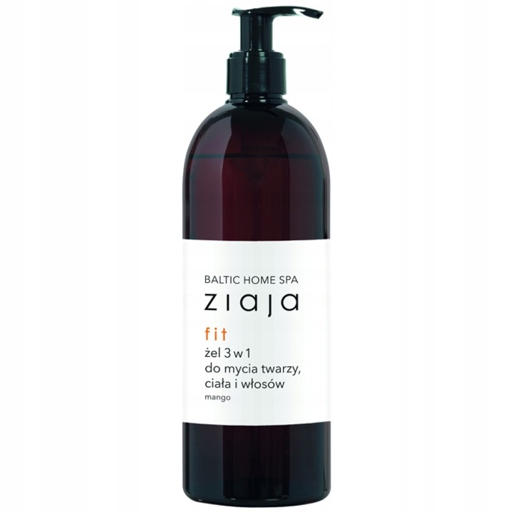 Ziaja Baltic Home Spa Fit 3 az 1-ben tusfürdő arcra, testre és hajra, 500 ml