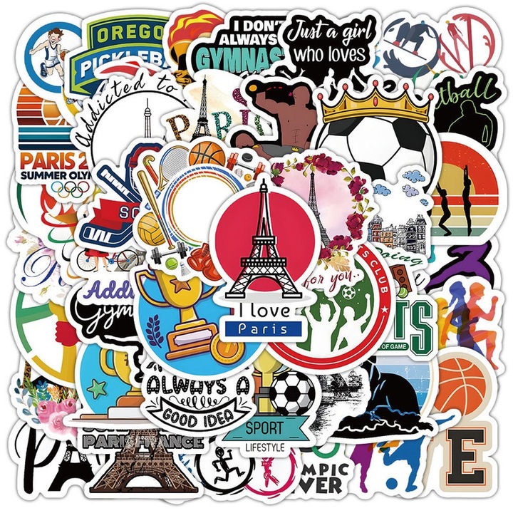 Többszínű matrica készlet