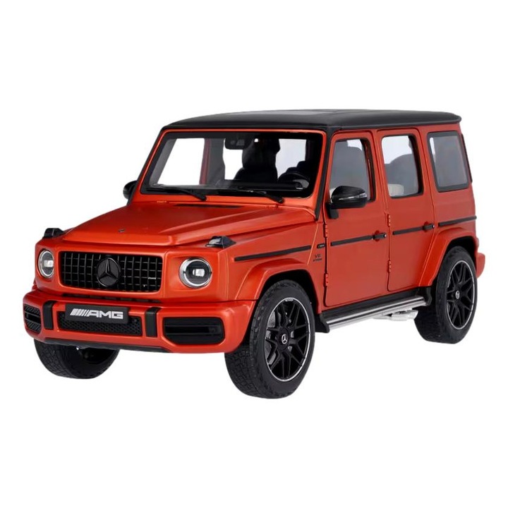 Játékautó AMG G63, Mercedes, Műanyag, 1:18, Piros