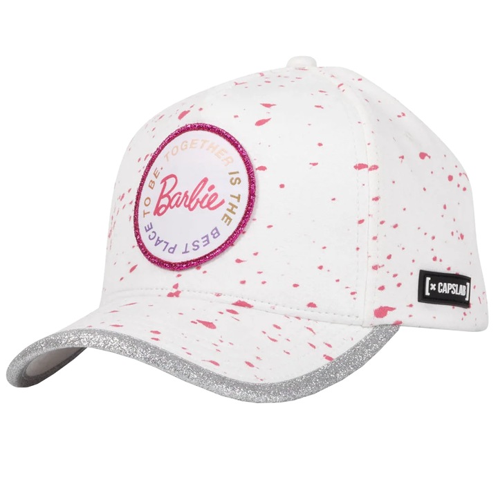Sapca de femei, Capslab Barbie Cap 361401, Alb, One-Size