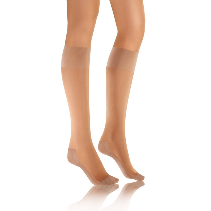 Podkolanowki Masujace Spod Stopy RELAX Sesto Senso, 20 Den, Przezroczyste, One Size