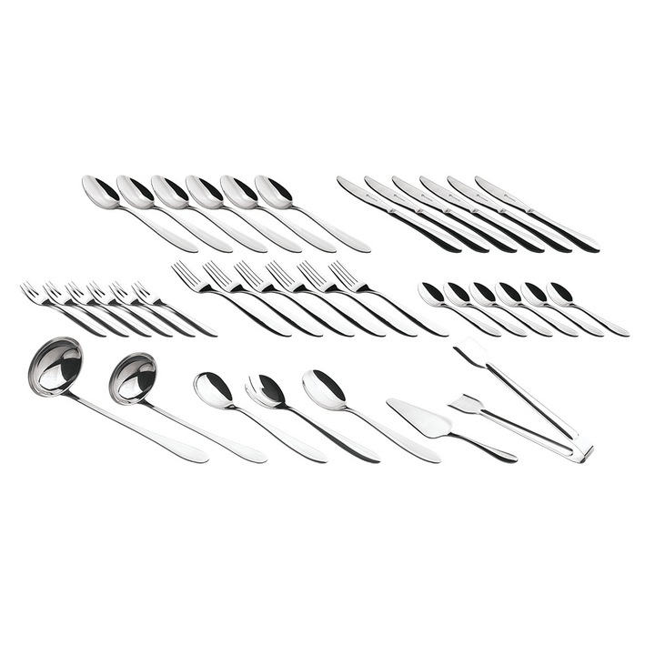 Set 38 tacamuri, Blaumann, Inox, Argintiu