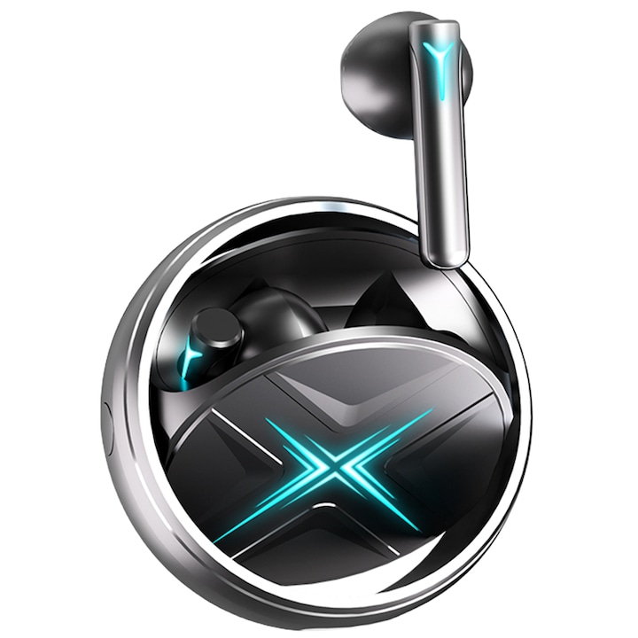 SANLEPUS T08 vezeték nélküli fülhallgató, Bluetooth 5.3, 24H, fekete