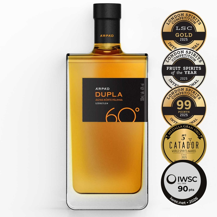 Palinca Maturata pe pat de Pere Arpad Dupla 500ml 60%