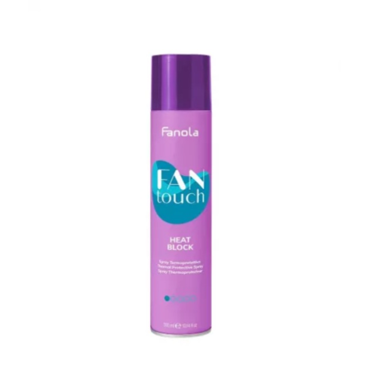 Fanola Fan Touch Heat Block Thermal Protective Spray spray protector pentru modelarea termica a parului 300 ml