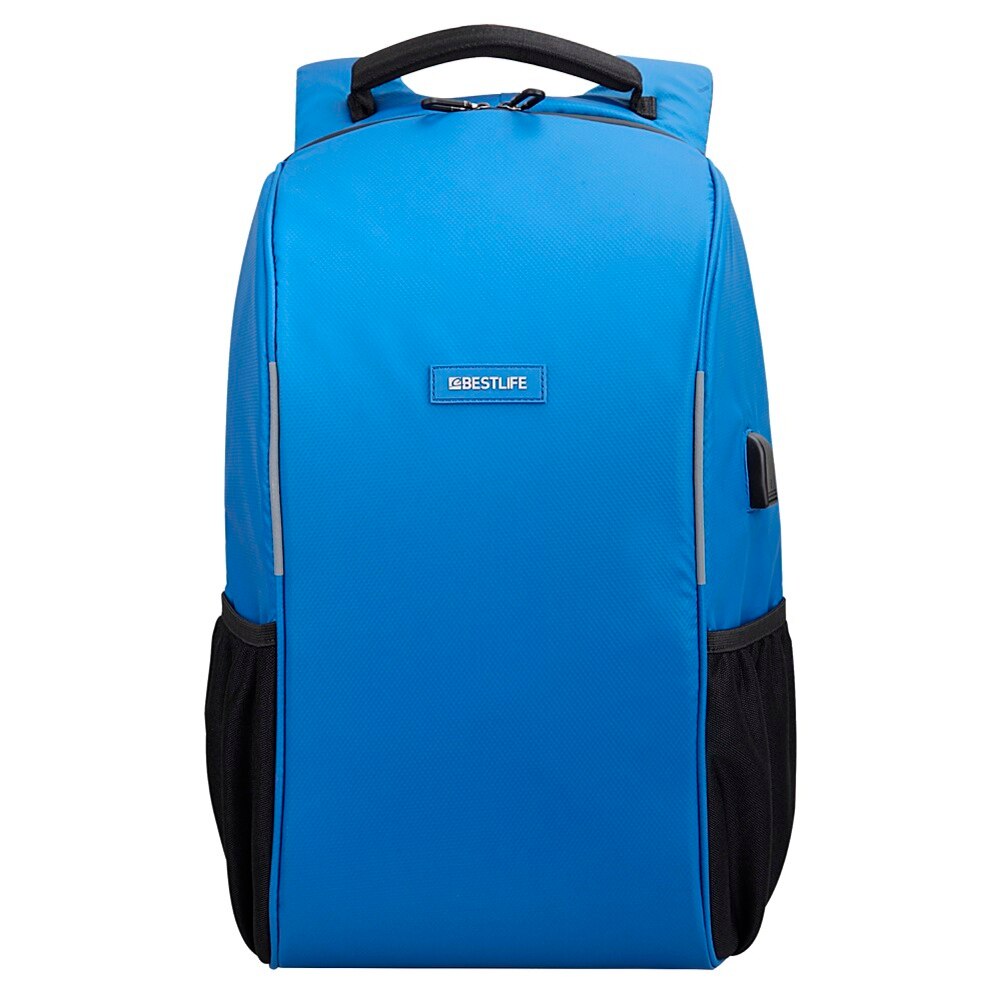 Rucsac Travel Safe, 46x29x17cm, compartiment tableta si laptop 15.6 inch, albastru
