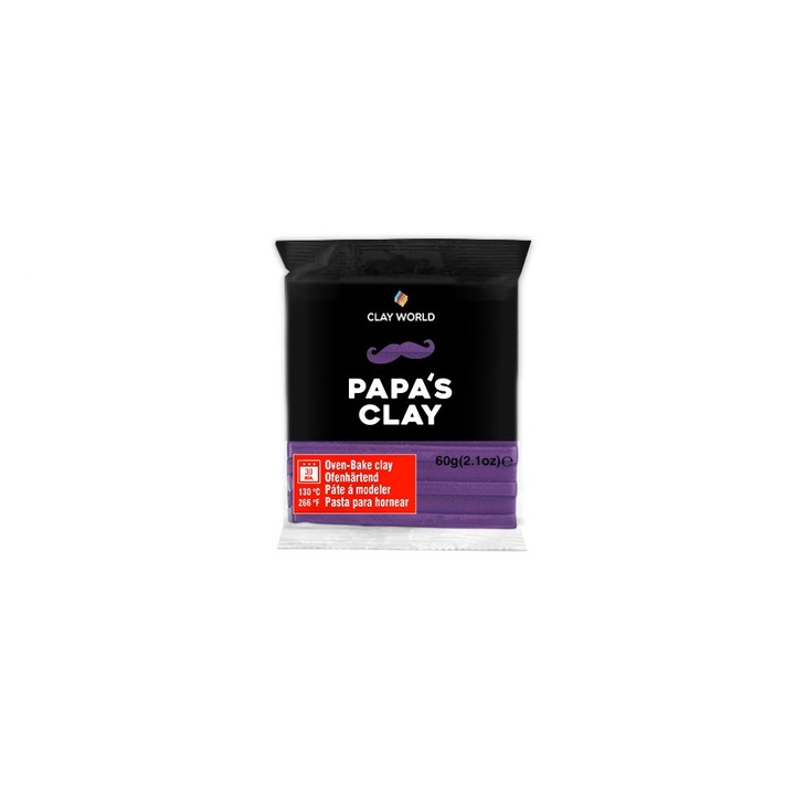 Pasta Polimerica Papa's Clay, 60g, Mov
