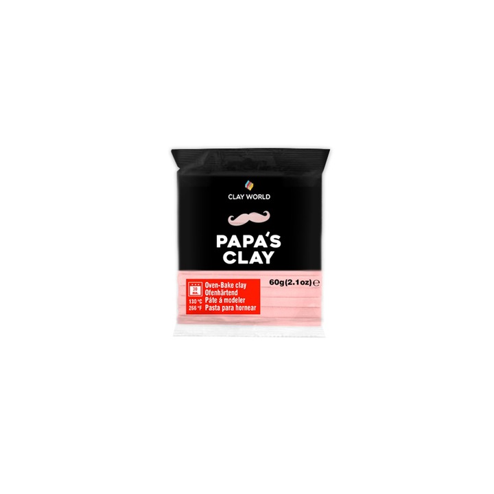 Pasta Polimerica Papa's Clay, 60g, BabyRose