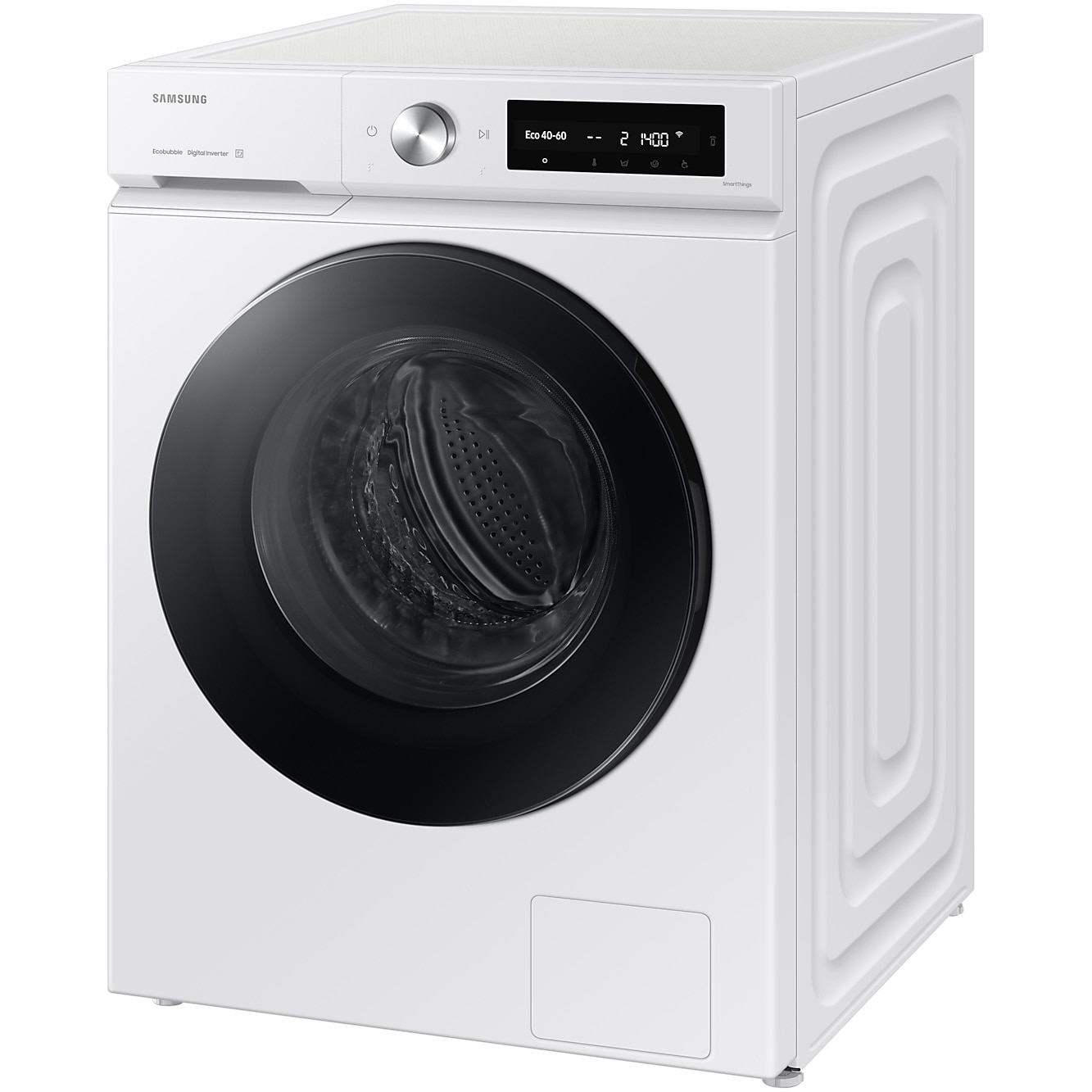 Masina de spalat rufe Samsung Bespoke AI WW90DB7U34GWU4, 9 kg, 1400 rpm, Clasa A, AI Ecobubble, Quick Bubble 39 min, AI Control, Alb