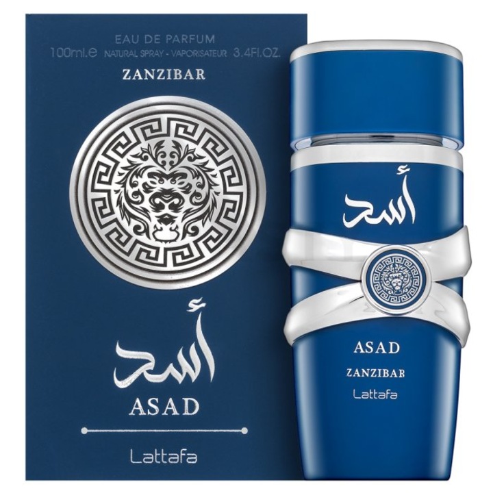 Lattafa Eau de Parfum, Asad Zanzibar, Unisex, 100 ml