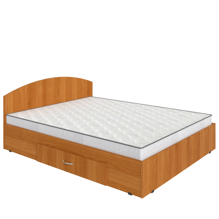 Set pat Mijloc 160 si Saltea MR Poket Cires