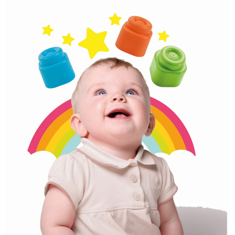Set cuburi Soft Clemmy - Touch & play, gentuta cu 20 piese - eMAG.ro