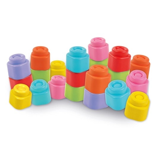 Set cuburi Soft Clemmy - Touch & play, 20 piese - eMAG.ro