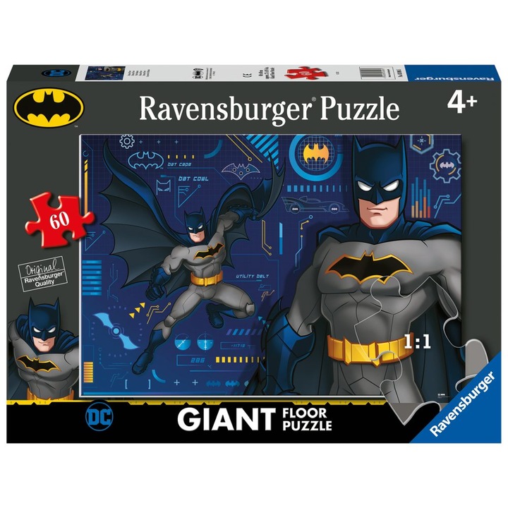 Пъзел за под Ravensburger - Batman, 60 части