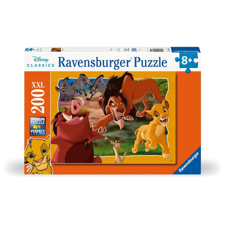 Пъзел Ravensburger XXL - Disney Lion King, 200 части