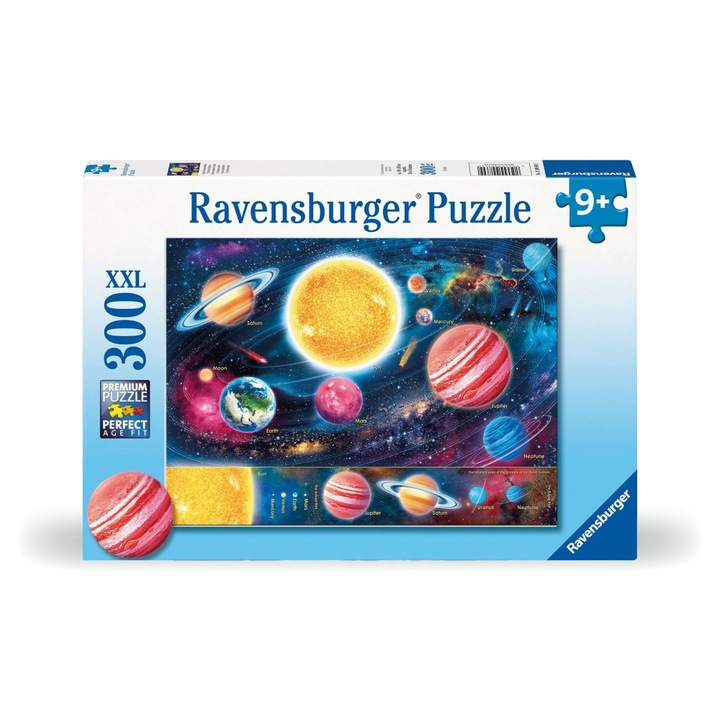Ravensburger XXL puzzle, Bolygók, 300 darabos