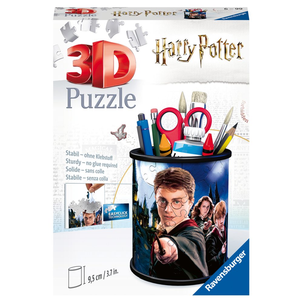 Puzzle 3D Ravensburger - Harry Potter, suport pixuri, 54 piese