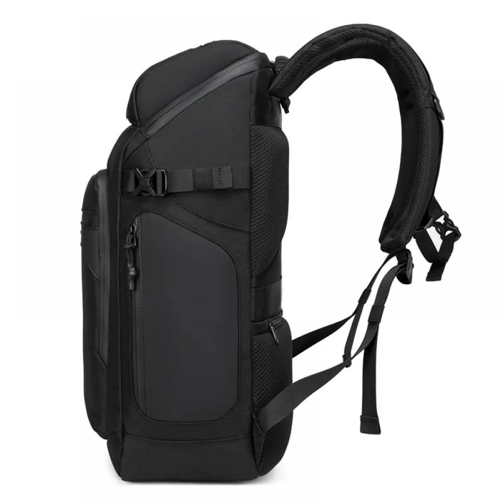 Rucsac OZUKO, compatibil cu laptop 17.3 inch si tableta 9.7 inch, 32L, impermeabil, buzunar antifurt, unisex, spatios, multifunctional, 50 x 18 x 33 cm, negru