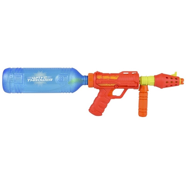 Wave Thrower vízpisztoly, 750 ml, hatótáv 8,5 méter, narancssárga/kék