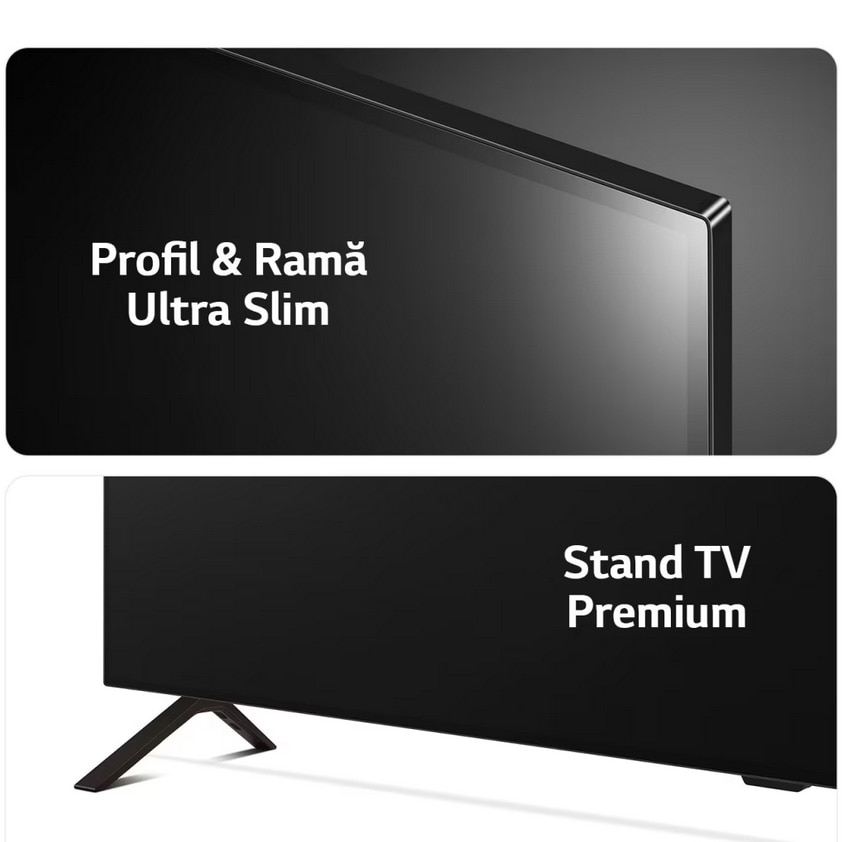 Televizor LG OLED 77B42LA, 195 cm, Smart, 4K Ultra HD, 100Hz, Clasa F