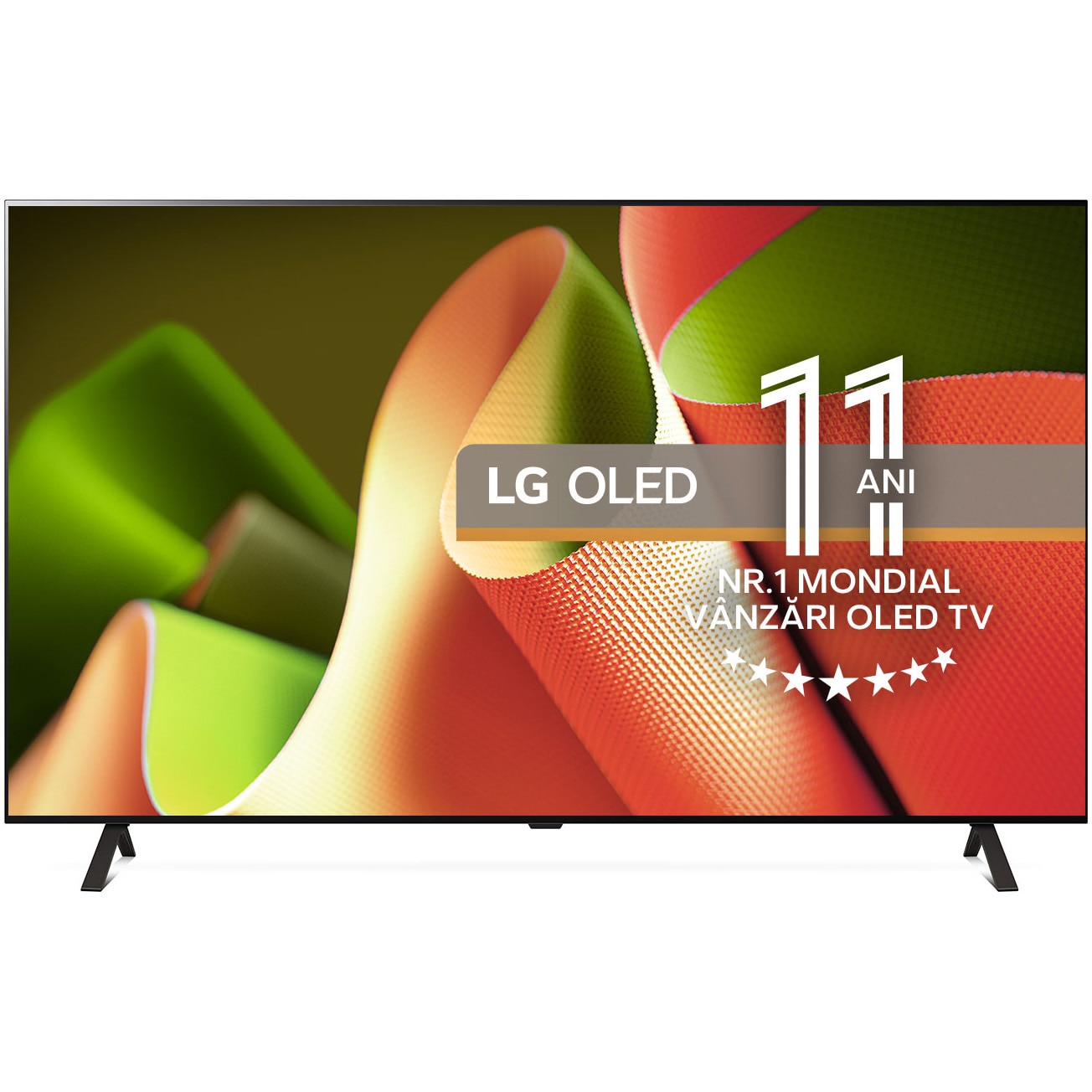 Televizor LG OLED 77B42LA, 195 cm, Smart, 4K Ultra HD, 100Hz, Clasa F