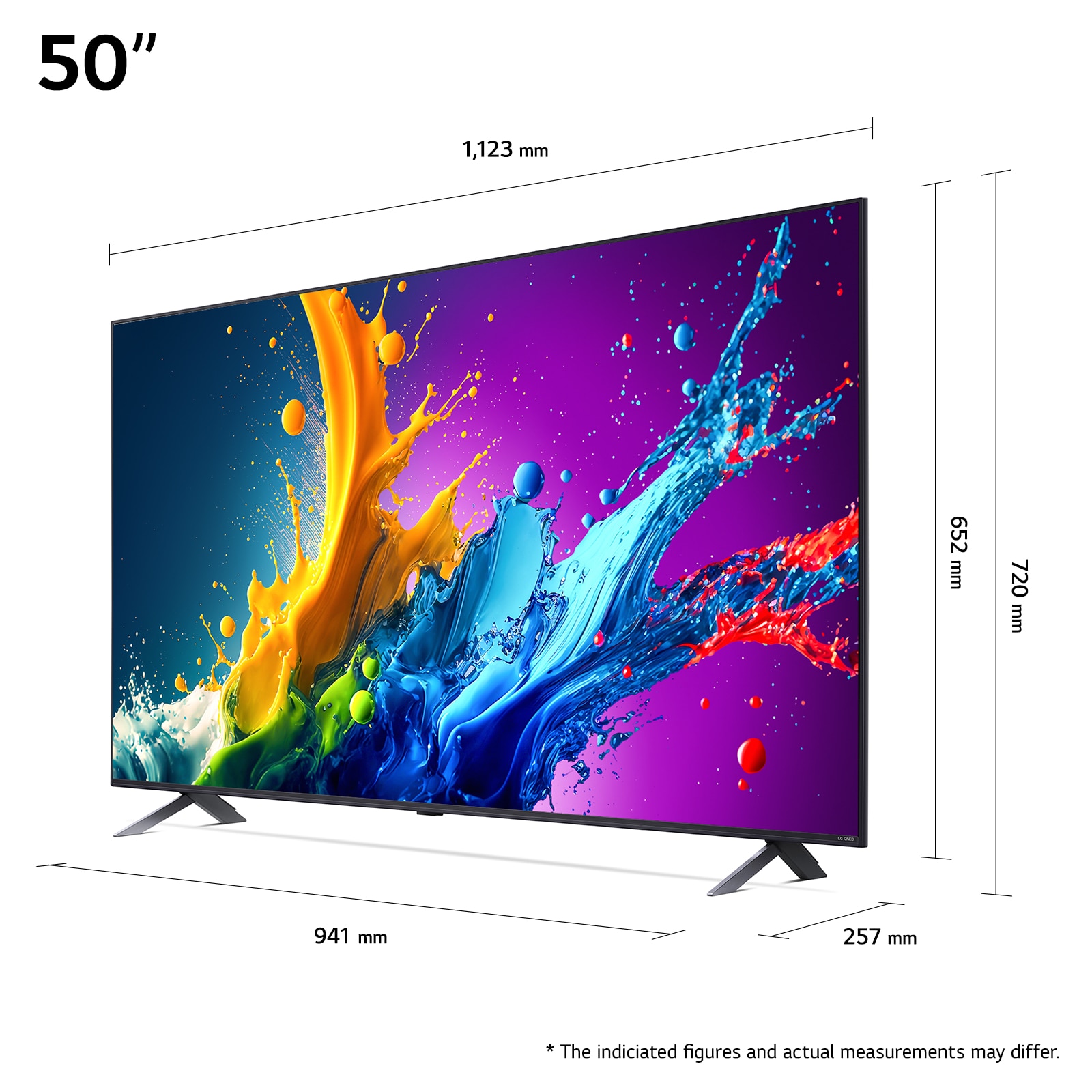 Televizor LG QNED 50QNED80T3A, 126 cm, Smart, 4K Ultra HD, Clasa F