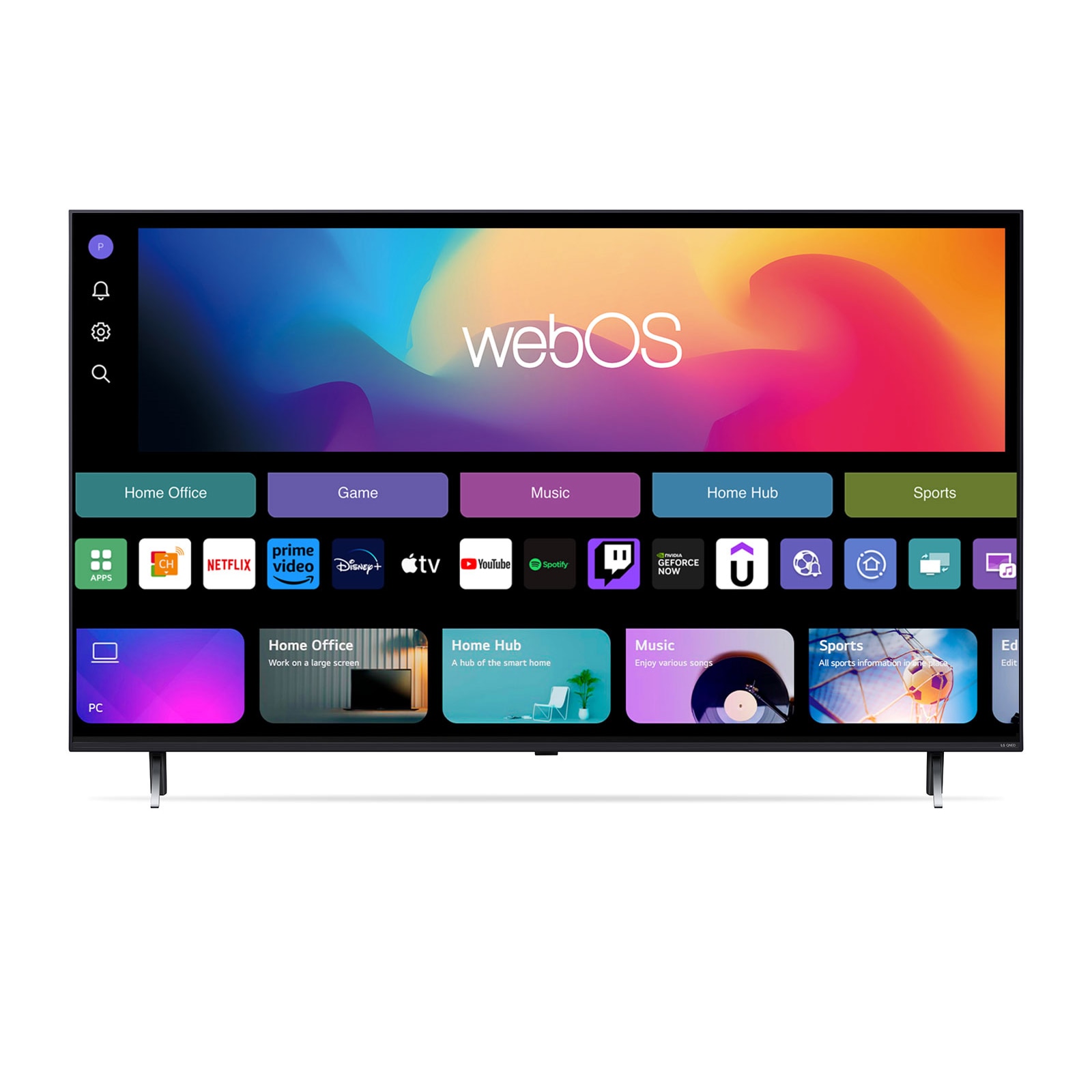 Televizor LG QNED 50QNED80T3A, 126 cm, Smart, 4K Ultra HD, Clasa F