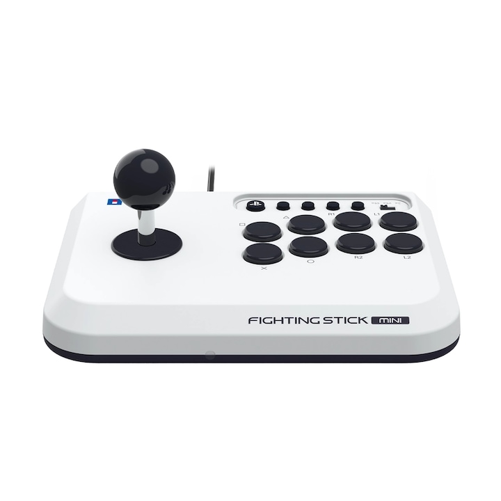 Hori Fighting Stick Mini kontroller, PlayStation 5/PlayStation 4 kompatibilits, Arcade, Fehér