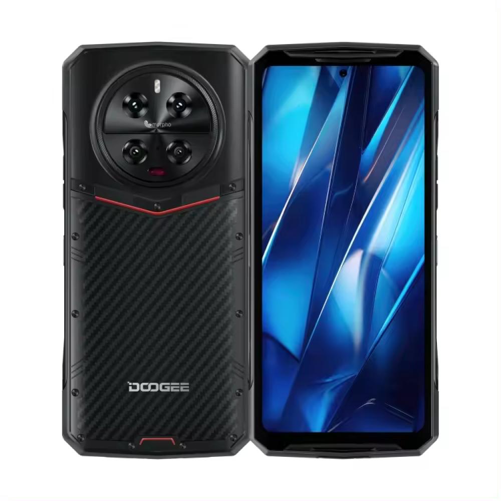 Мобилен телефон Doogee DK10, 5G, 6.67 инча, 120Hz 2K AMOLED, батерия 5150  mAh, 32GB RAM, 512GB ROM, Night Vision, Dual SIM, Dimensity 8020, Android  13, OTG, NFC, 120W, Черен - eMAG.bg