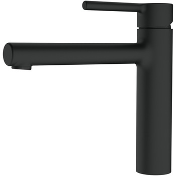 Baterie Franke Centro, monocomanda, cartus ceramic, furtun flexibil, Matte Black