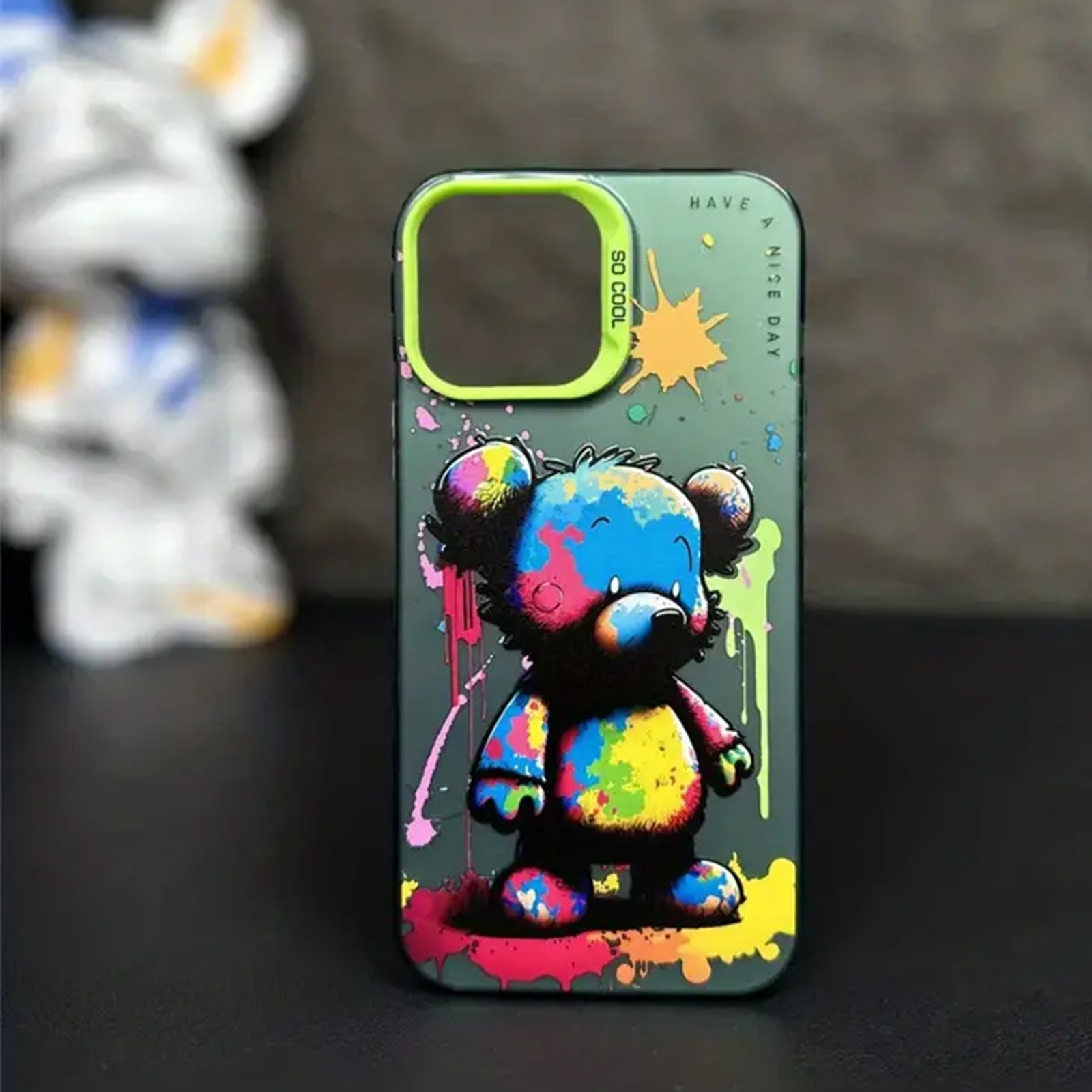 Husa telefon, pentru Apple iPhone 15 Pro Max, Antialunecare, Rezistenta la Socuri, Multicolor