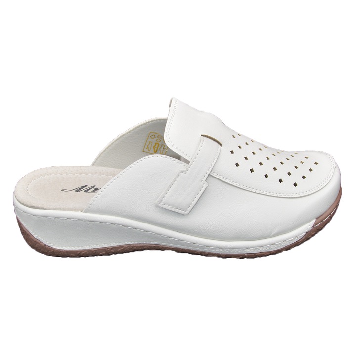 Saboti dama MMM 239, Alb, 39