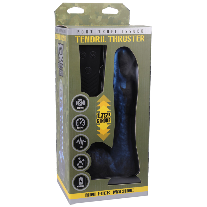 Секс машина, Doc Johnson, Tendril Thruster, 2 скорости, 8 настройки на вибрация, Многоцветна