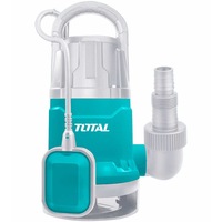 Pompa submersibila apa murdara cu plutitor Total TWP87506, putere 750 W, debit 216 l/min., inaltime refulare 8 m, absorbtie 7 m, cablu electric 9 m, conexiune furtun 1 tol