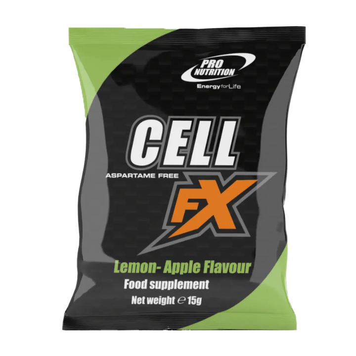 Cell Fx energizáló por, citrom-alma, tasak, 15g