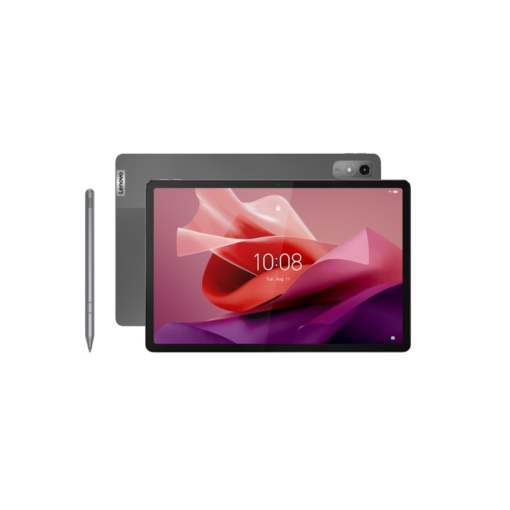 Таблет Lenovo Tab P12, Octa-Core, 12.7" 3K (2944x1840), 4GB RAM, 128GB, WiFi, Storm Grey + Lenovo Tab Pen Plus