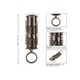 Inel penis CalExotics Pleasure Enhancer, gri