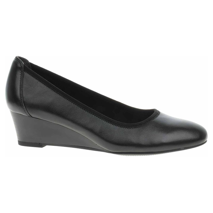 Дамски балеринки Tamaris, 4492329, Естествена кожа, 37 EU, Черни