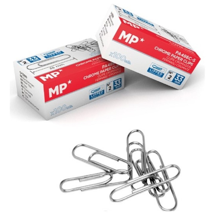 Комплект 100 кламери MP, 33мм