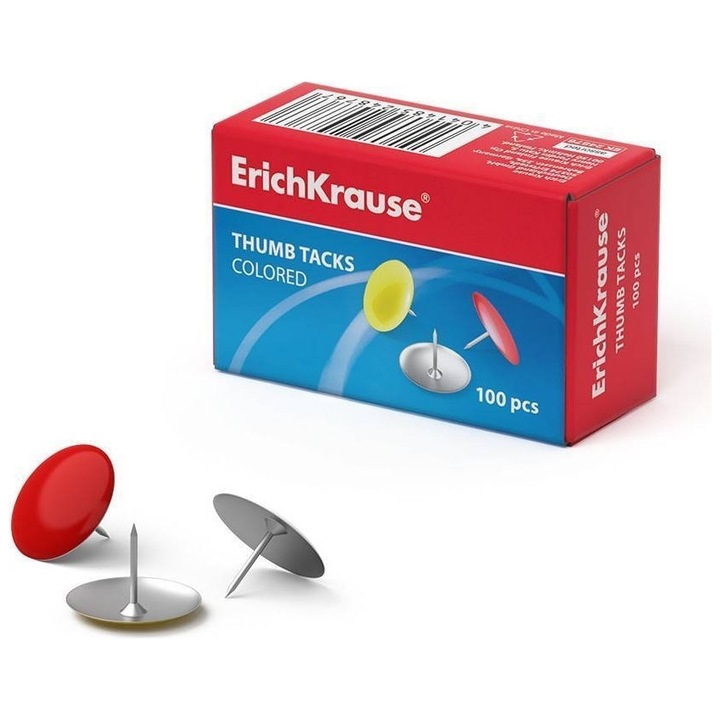 Set 100 Pioneze, ErichKrause, Otel, Multicolor